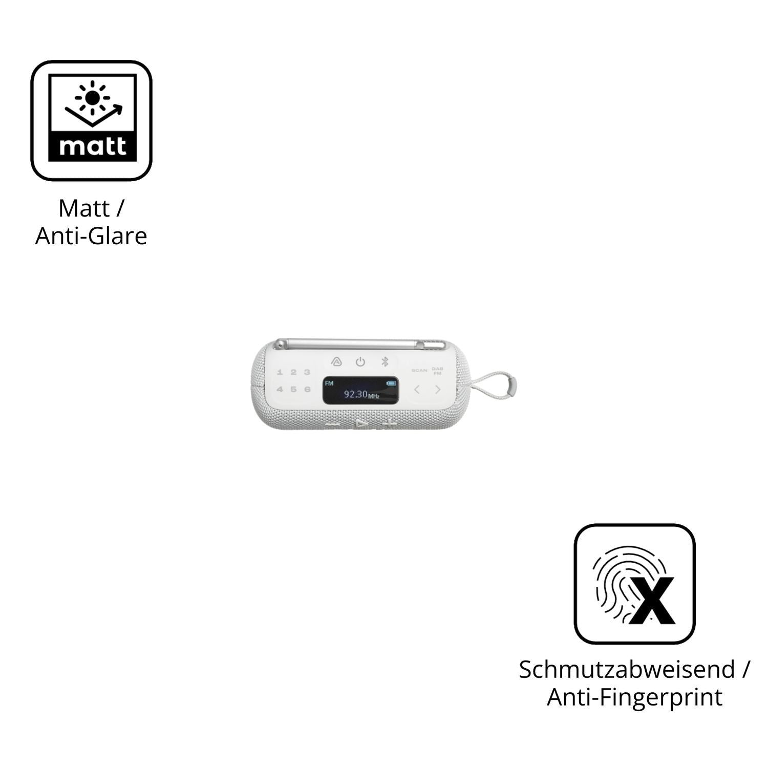 2x Schutzfolie matt für JBL Tuner 3 Display-Schutz (5)