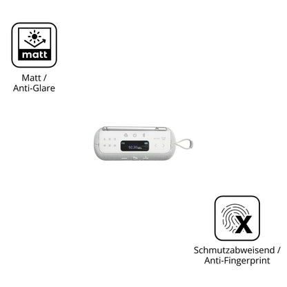 2x Schutzfolie matt für JBL Tuner 3 Display-Schutz (5)
