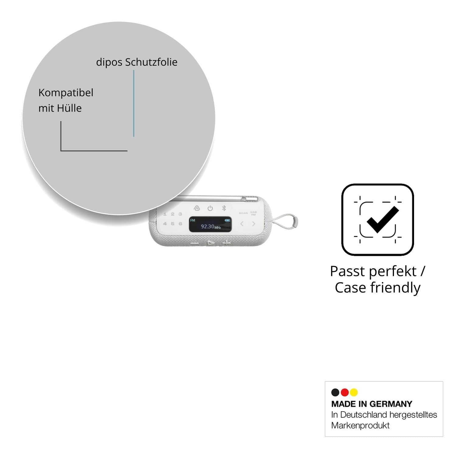 2x Schutzfolie matt für JBL Tuner 3 Display-Schutz (6)