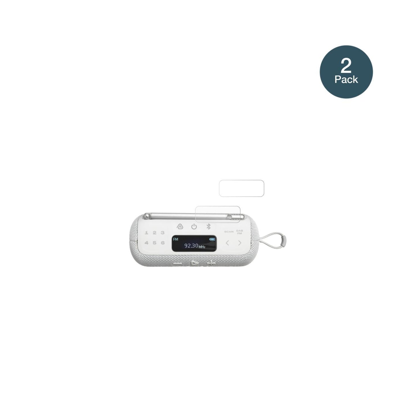 2x 9H Schutzfolie matt für JBL Tuner 3 Panzerfolie (2)