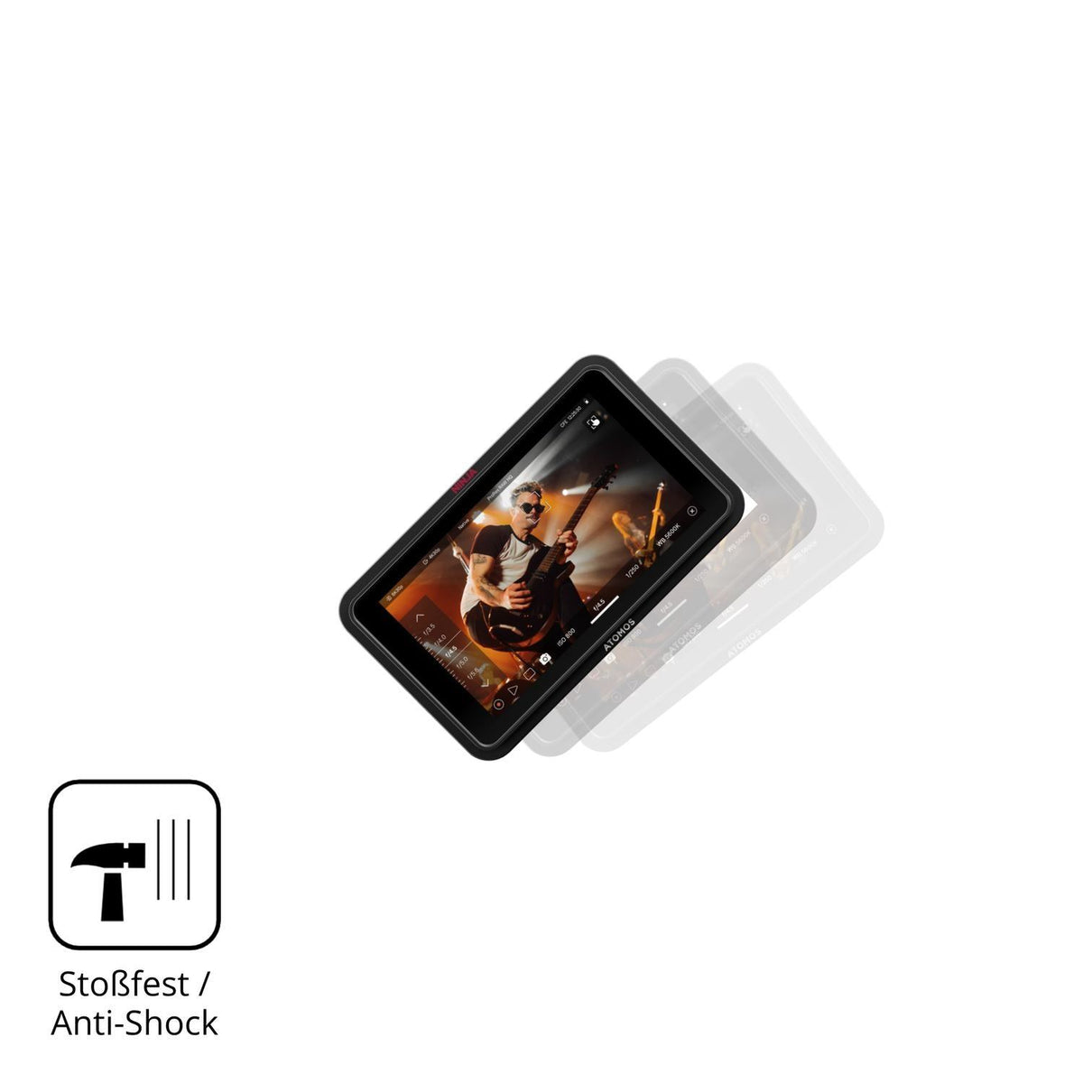 2x 9H Schutzfolie für Atomos Ninja RAW 5 Zoll Panz (4)