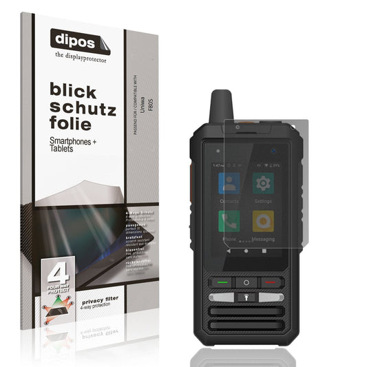 Blickschutzfolie für Uniwa F80S matt Schutzfolie P (1)