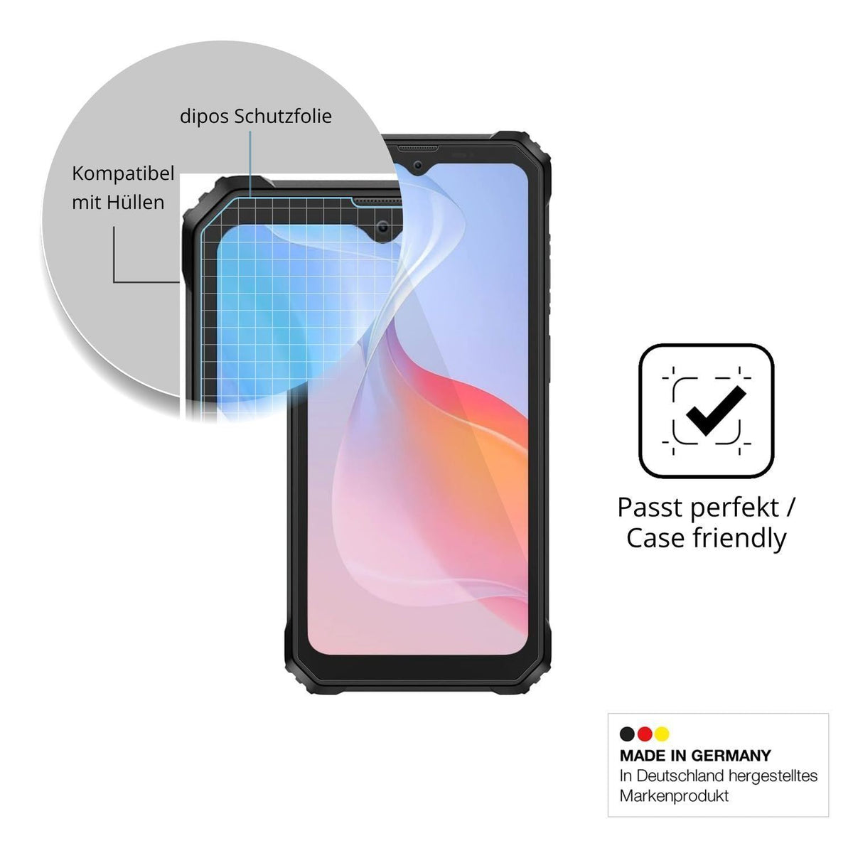 4x Schutzfolie klar für Blackview BV6200 Pro Displ (6)