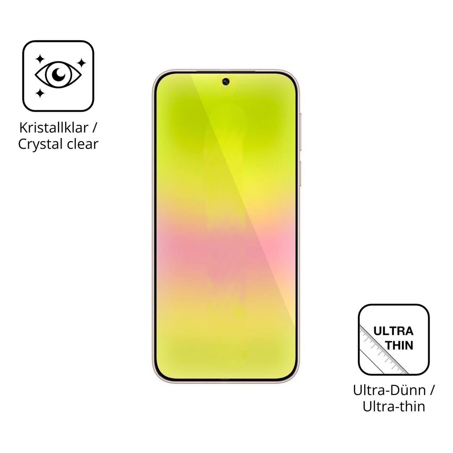 4x Schutzfolie klar für Huawei Pura 90 Pro Display (5)