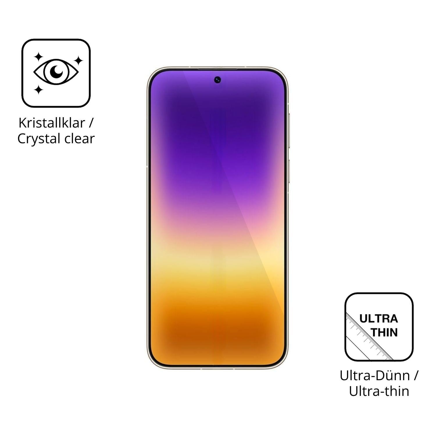 4x Schutzfolie klar für Huawei Pura 90 Pro Max Dis (5)