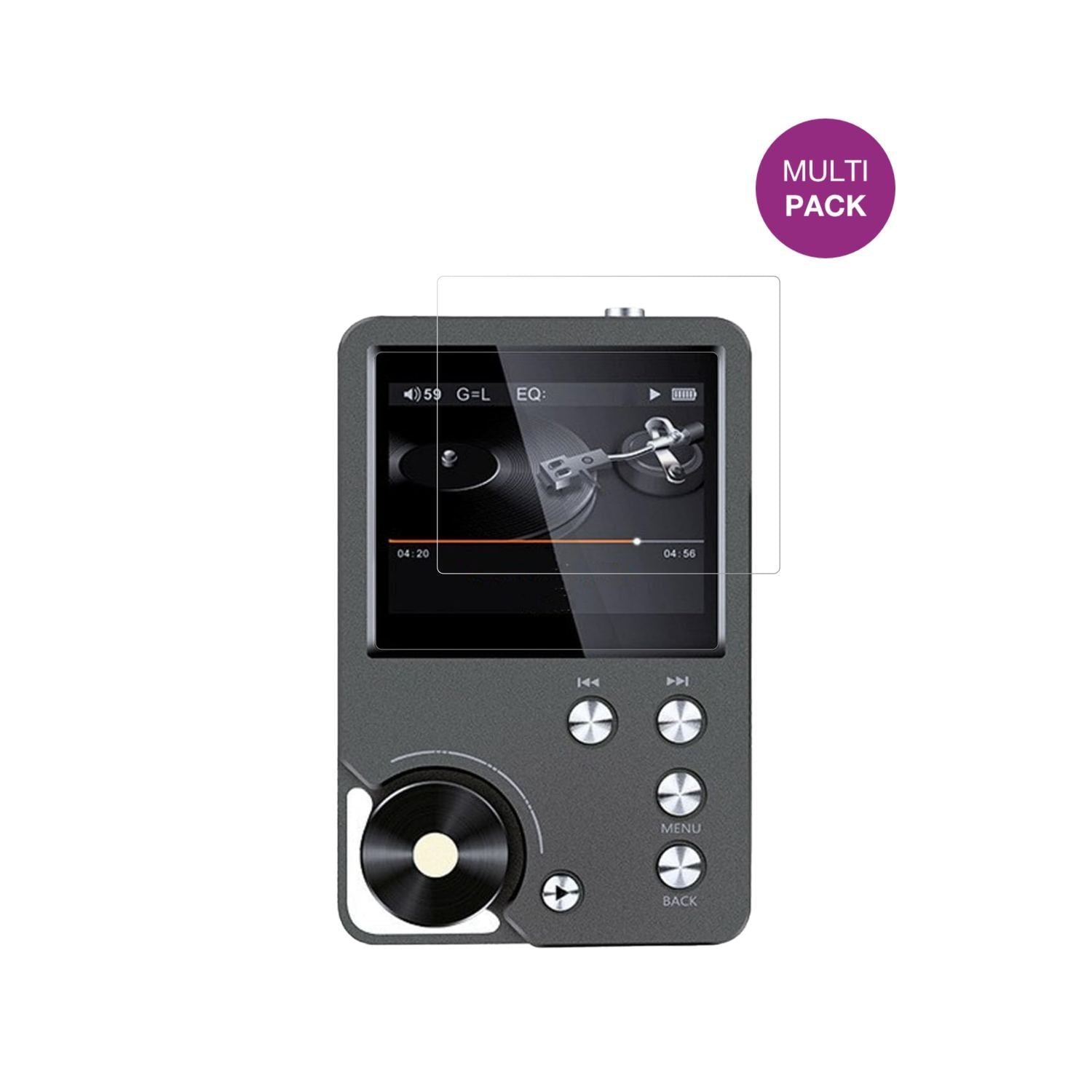 4x Schutzfolie klar für Ouitble Hi Res MP3-Player  (2)