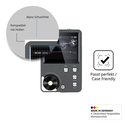 4x Schutzfolie klar für Ouitble Hi Res MP3-Player  (6)