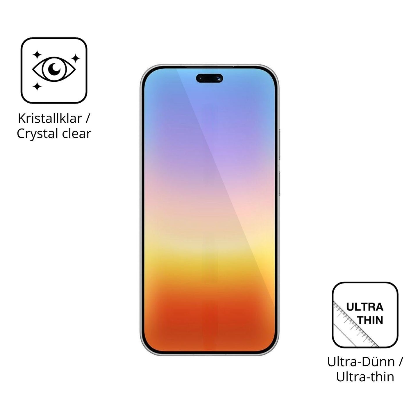 4x Schutzfolie klar für Huawei Pura 90 Display-Sch (5)