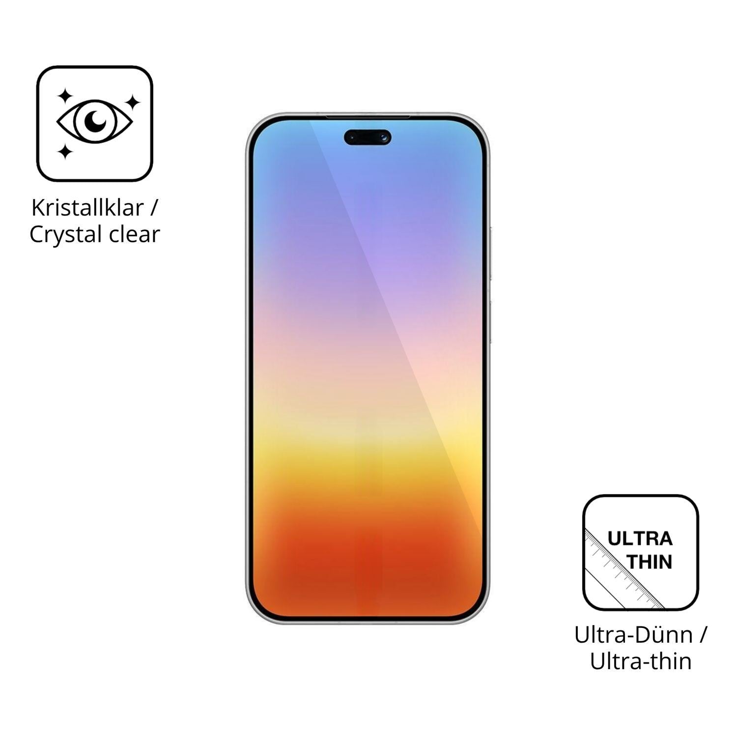 4x Schutzfolie klar für Huawei Pura 90 Display-Sch (5)