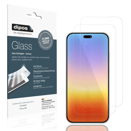 2x 9H Schutzfolie für Huawei Pura 90 Panzerfolie (1)