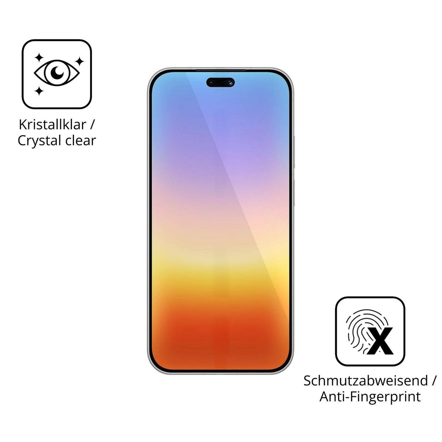 2x 9H Schutzfolie für Huawei Pura 90 Panzerfolie (5)