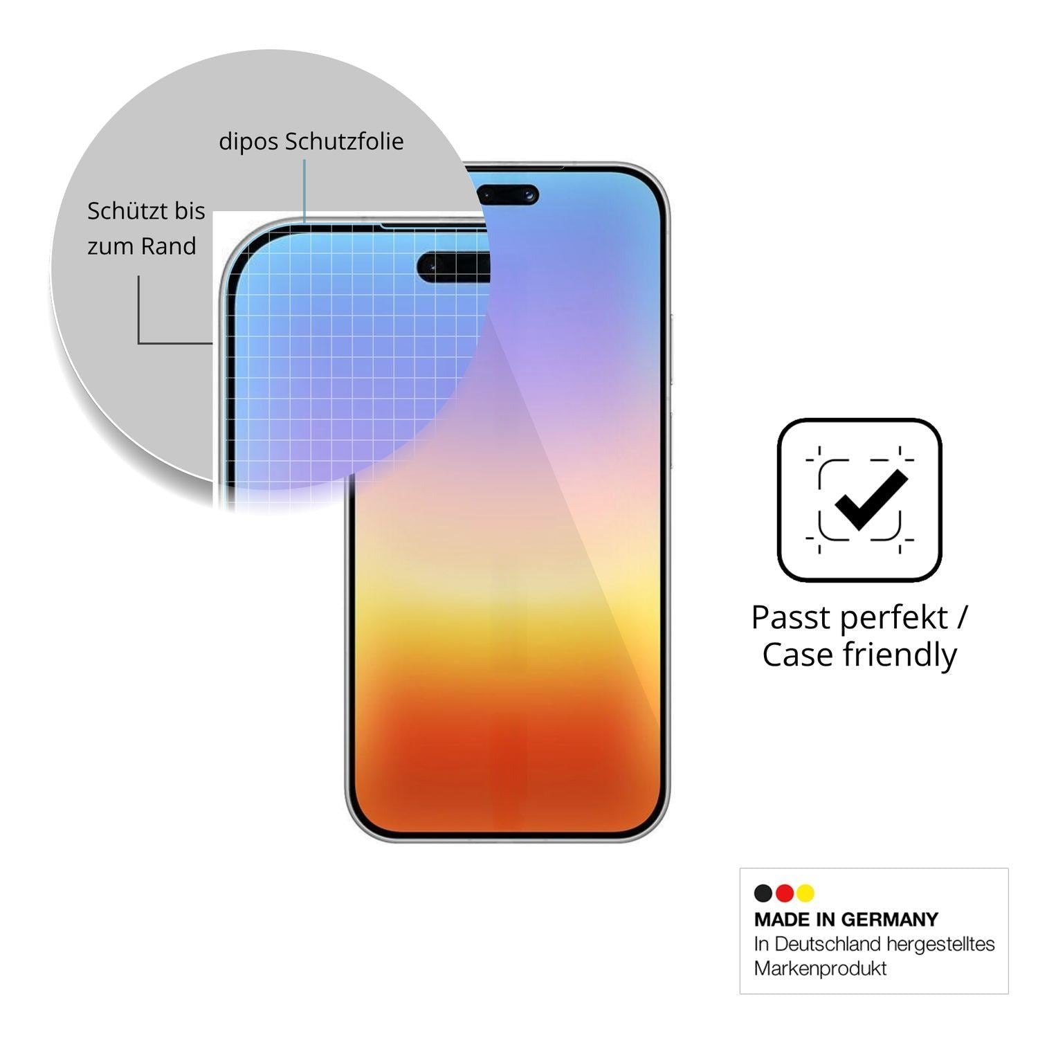 2x 9H Schutzfolie für Huawei Pura 90 Panzerfolie (6)