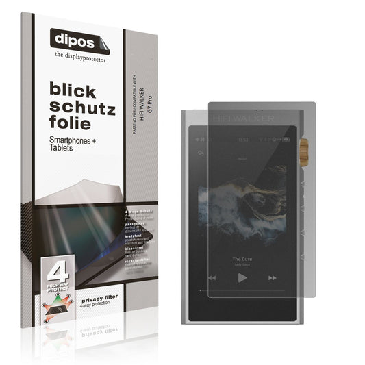 Blickschutzfolie für HIFI WALKER G7 Pro matt Schut (1)