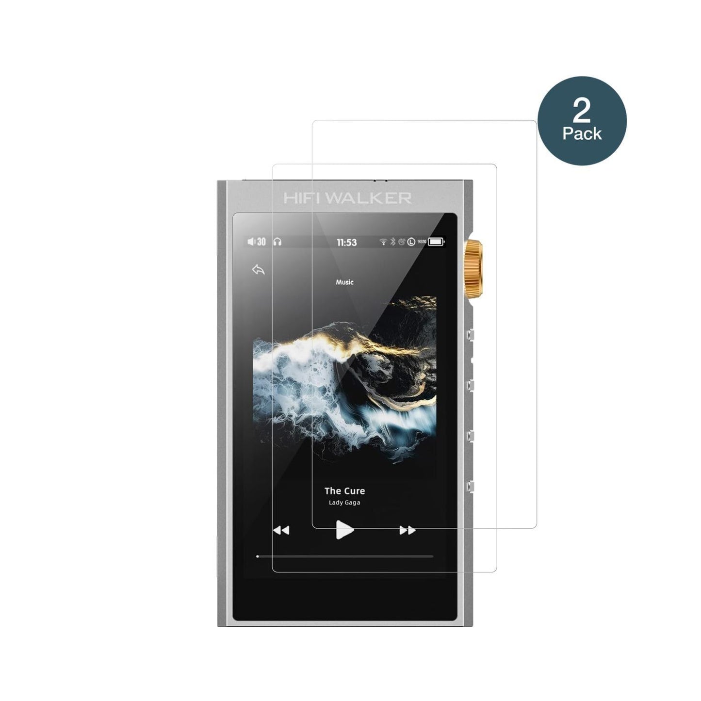 2x 9H Schutzfolie für HIFI WALKER G7 Pro Panzerfol (2)