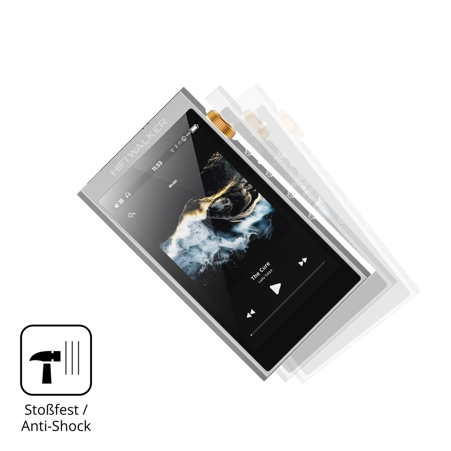 2x 9H Schutzfolie für HIFI WALKER G7 Pro Panzerfol (4)
