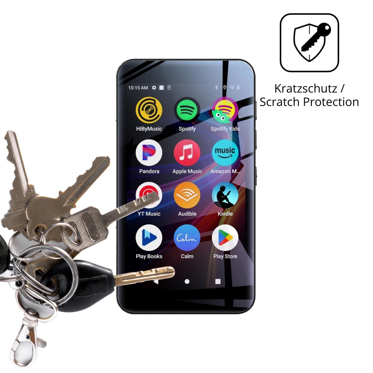 4x Schutzfolie klar für innioasis G5 MP3-Player Di (4)