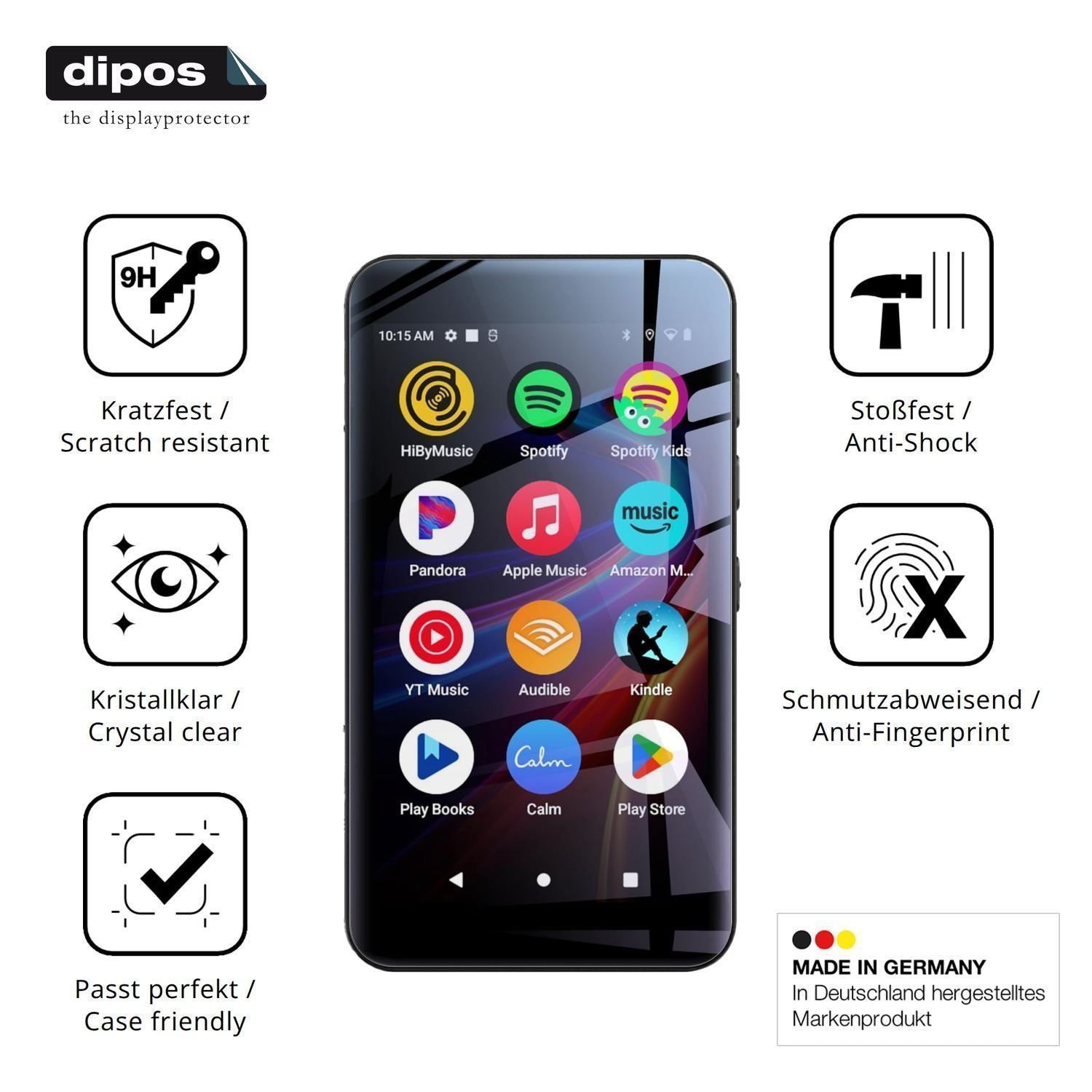 2x 9H Schutzfolie für innioasis G5 MP3-Player Panz (7)