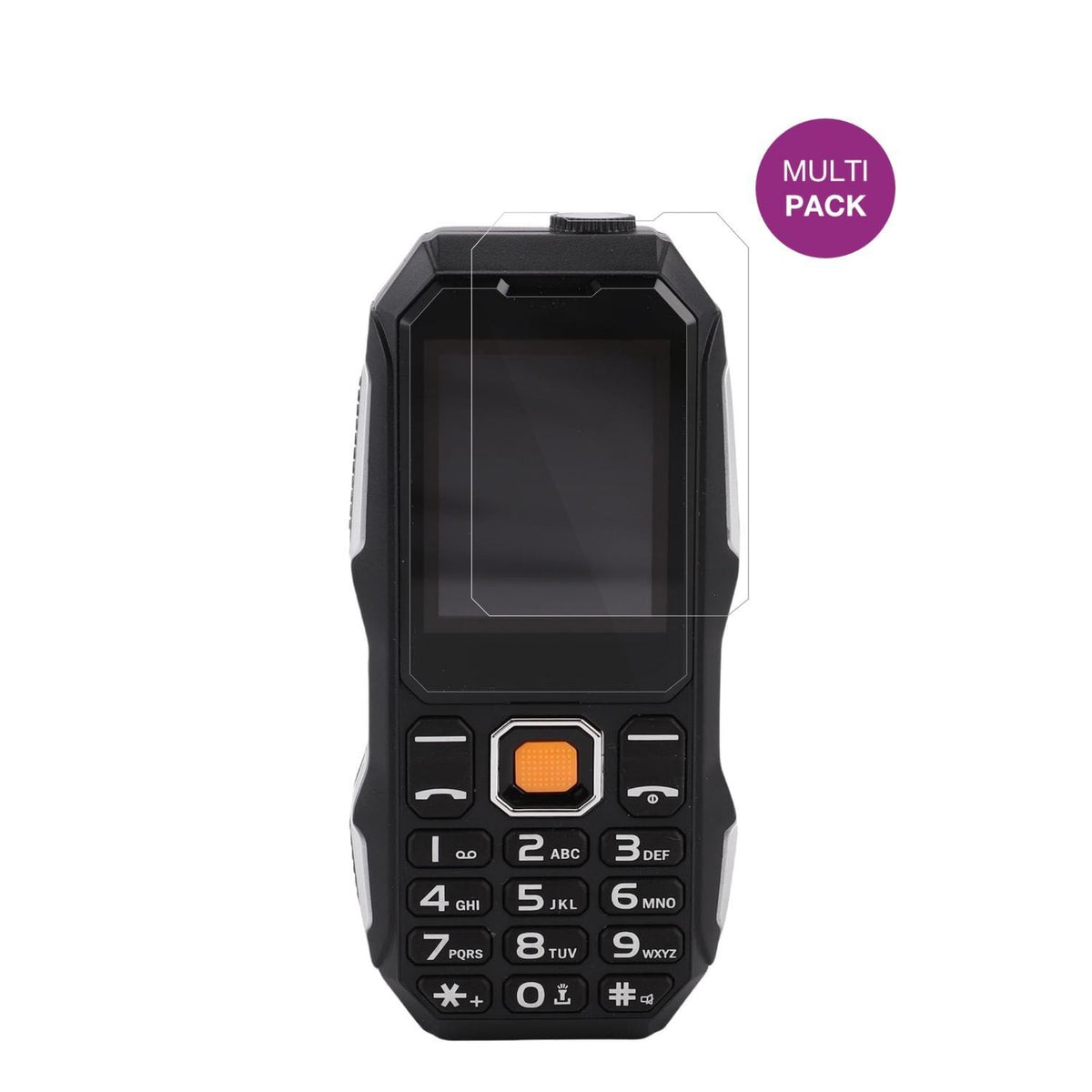 4x Schutzfolie klar für Elprico 2G-Handy Display-S (2)