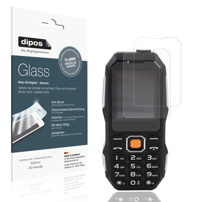 2x 9H Schutzfolie matt für Elprico 2G-Handy Panzer (1)