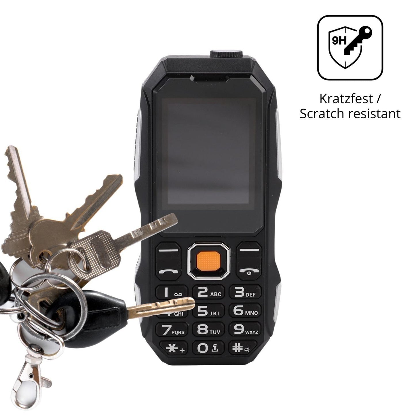 2x 9H Schutzfolie matt für Elprico 2G-Handy Panzer (3)