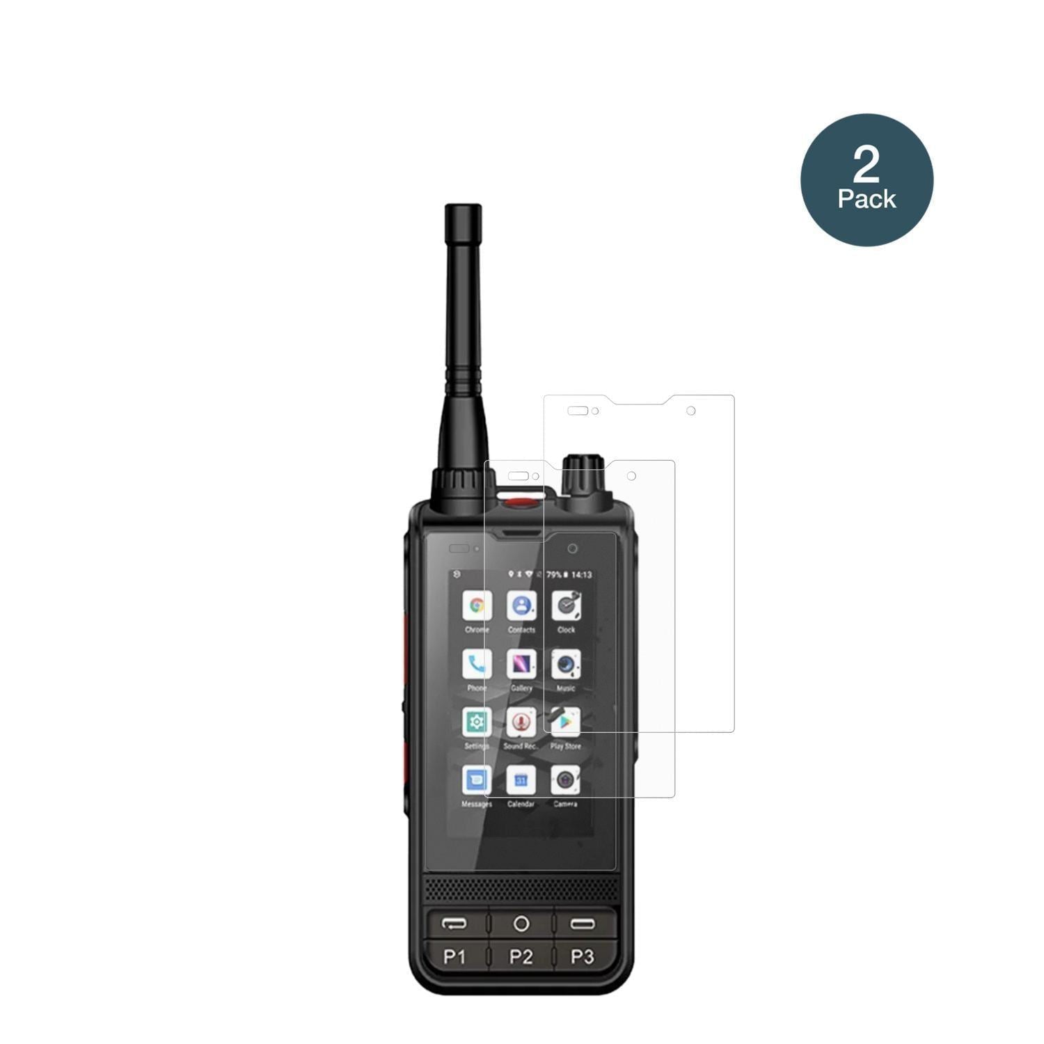 2x 9H Schutzfolie matt für ANYSECU W6 Plus Panzerf (2)