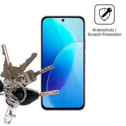 4x Schutzfolie klar für Vivo Y6 5G Display-Schutzf (4)