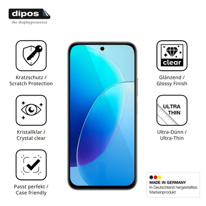 4x Schutzfolie klar für Vivo Y6 5G Display-Schutzf (7)