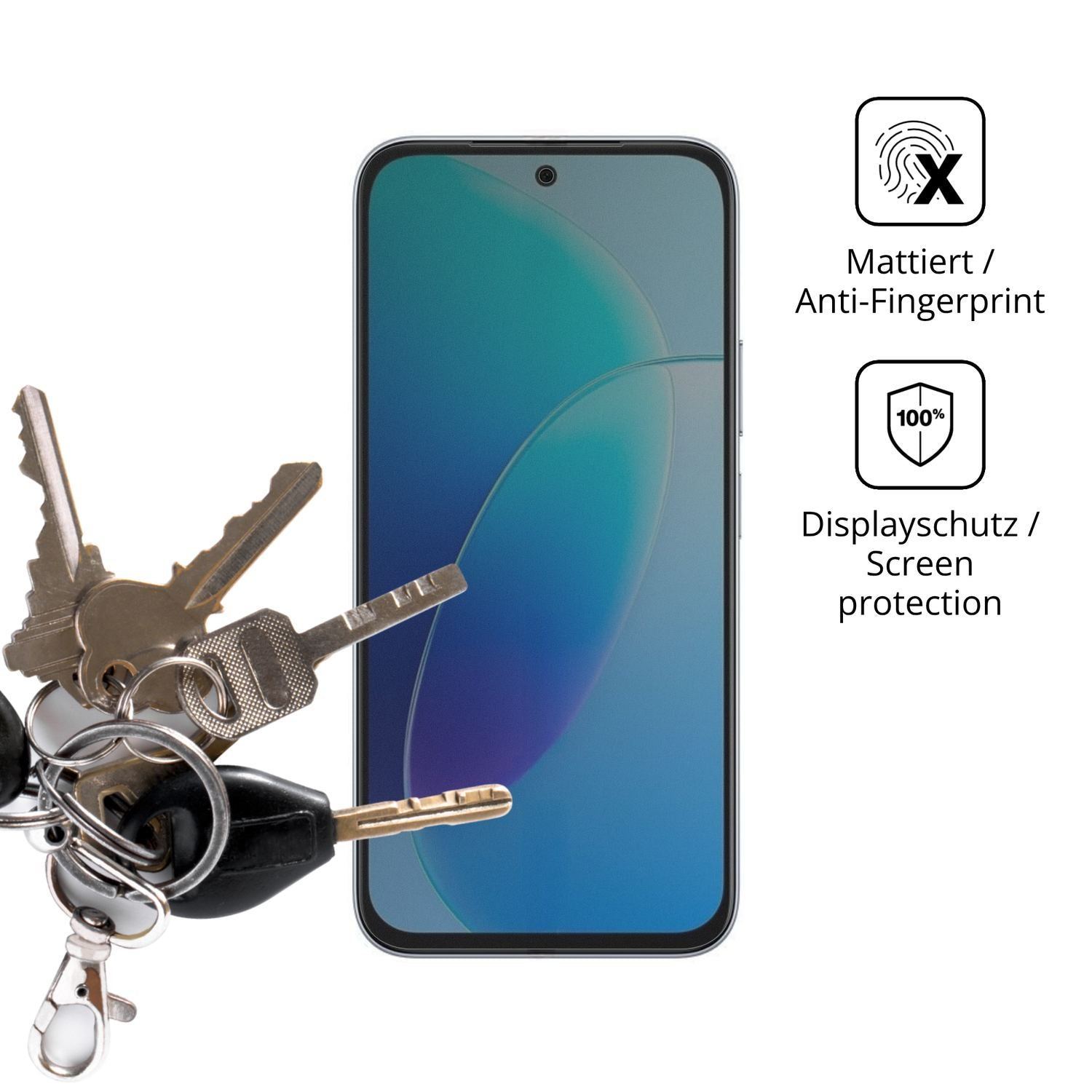 Blickschutzfolie für Vivo Y6 5G matt Schutzfolie P (3)