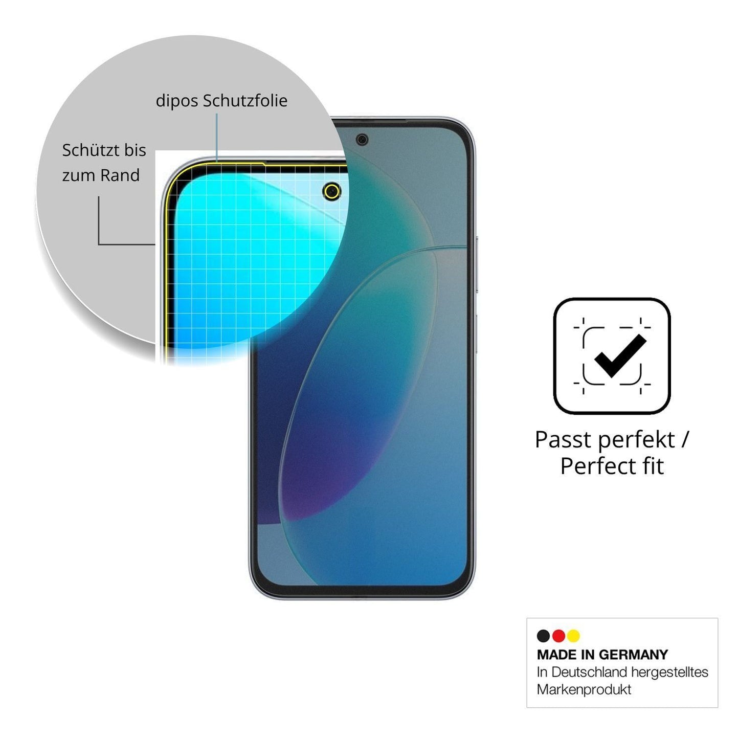 Blickschutzfolie für Vivo Y6 5G matt Schutzfolie P (4)