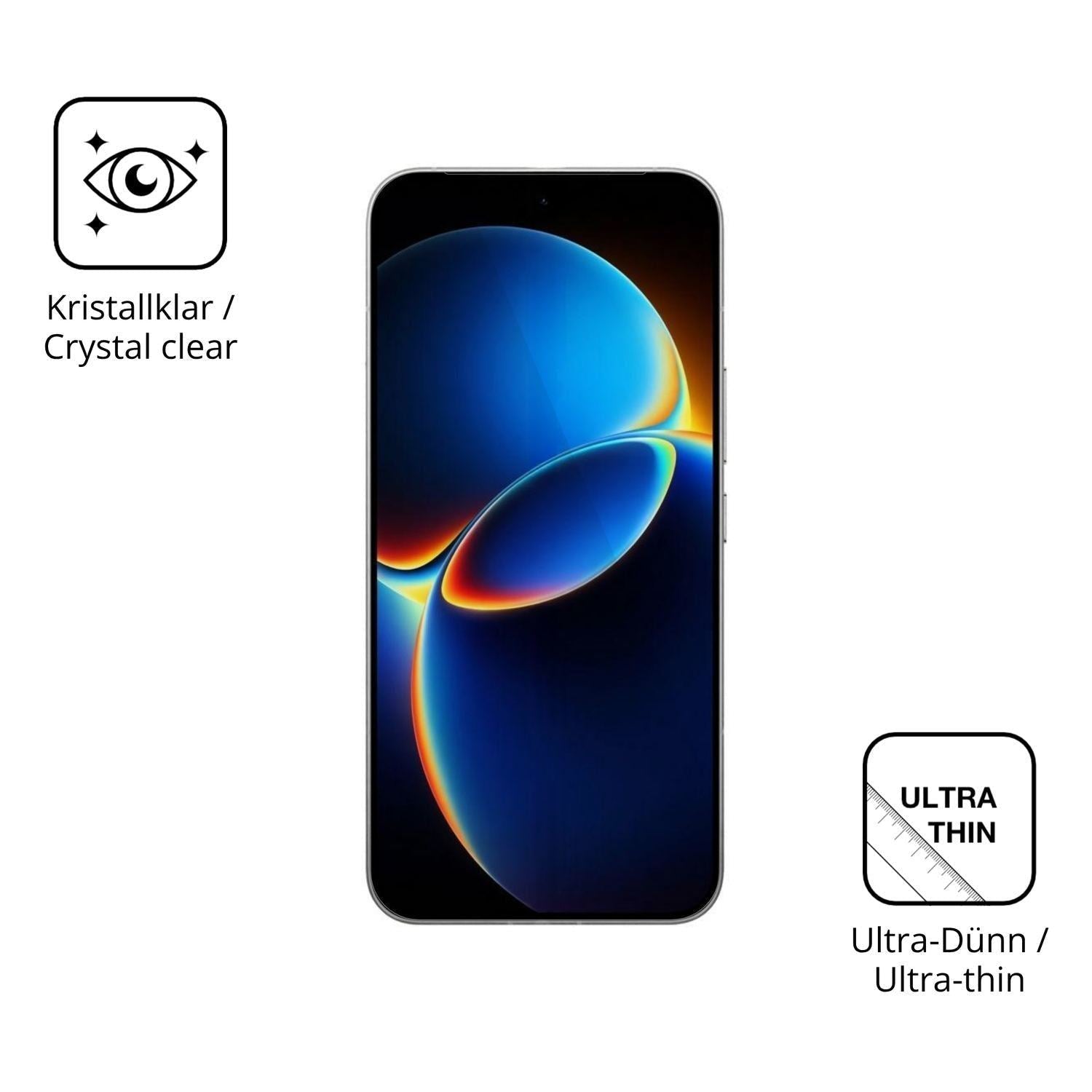 4x Schutzfolie klar für Redmi K90 Max Display-Schu (5)