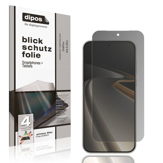 Blickschutzfolie für OnePlus Ace 6 Ultra matt Schu (1)
