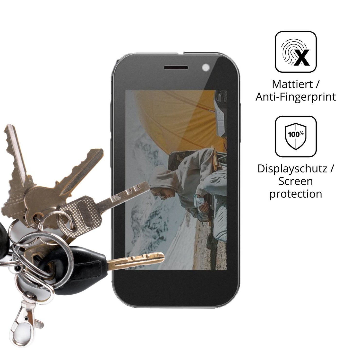 Blickschutzfolie für Longben XS14 Pro Mini-Smartph (3)