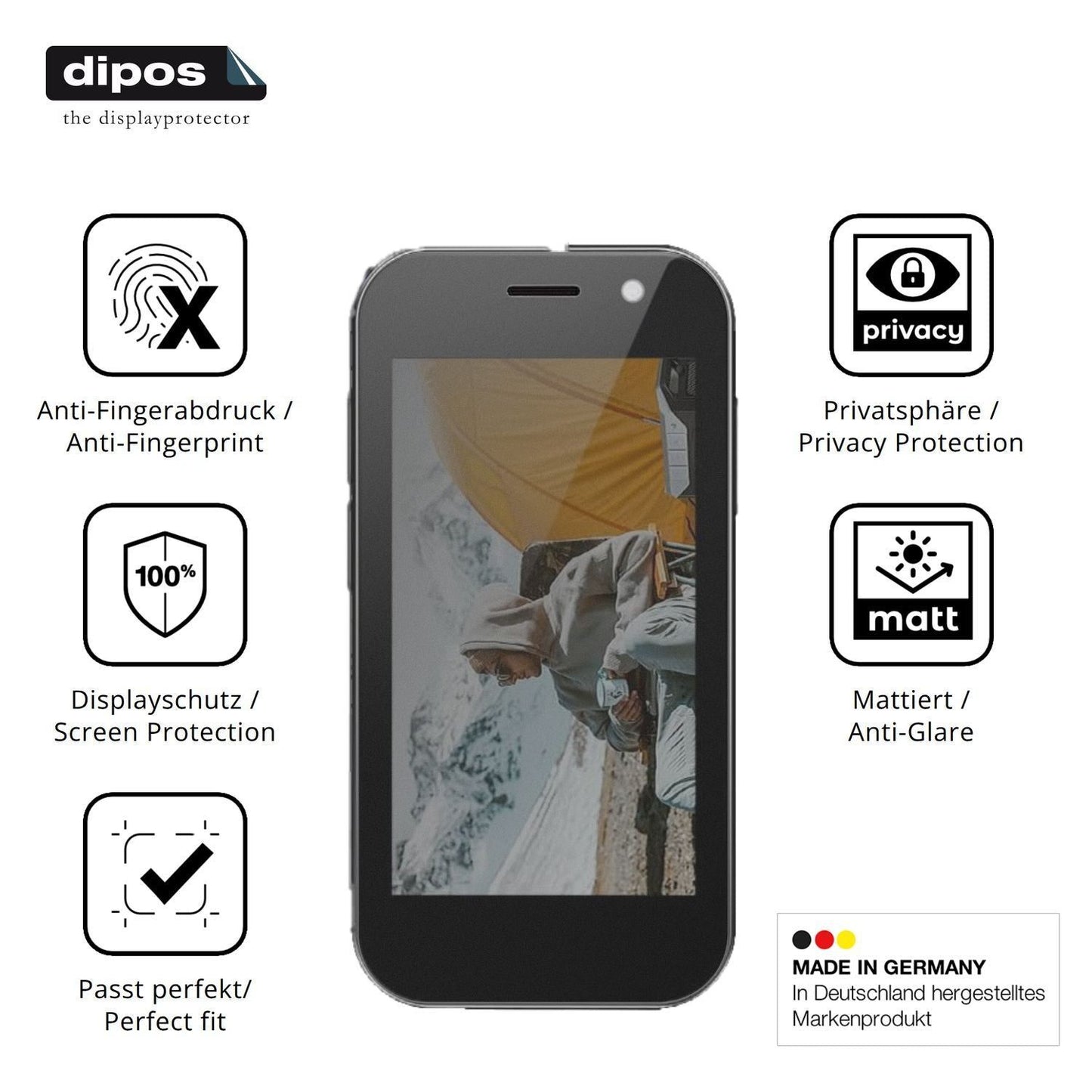 Blickschutzfolie für Longben XS14 Pro Mini-Smartph (5)