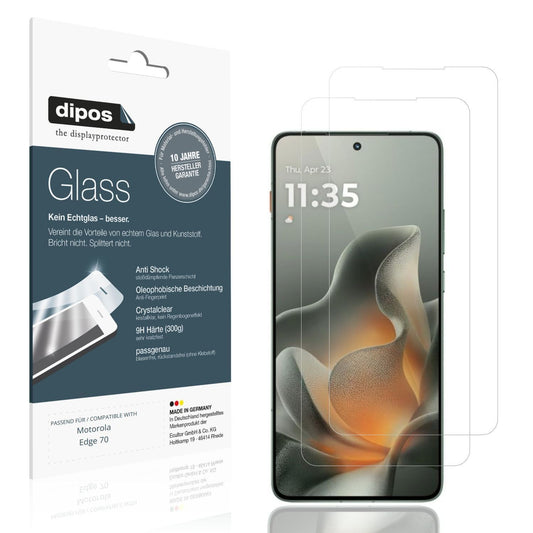 2x 9H Schutzfolie für Motorola Edge 70 Panzerfolie (1)