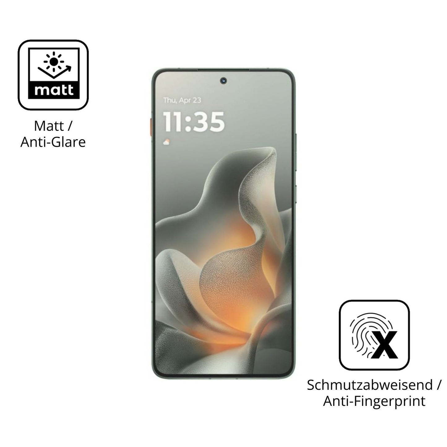 2x 9H Schutzfolie matt für Motorola Edge 70 Panzer (5)