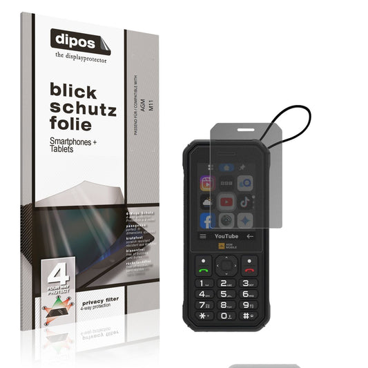 Blickschutzfolie für AGM M11 matt Schutzfolie Priv (1)