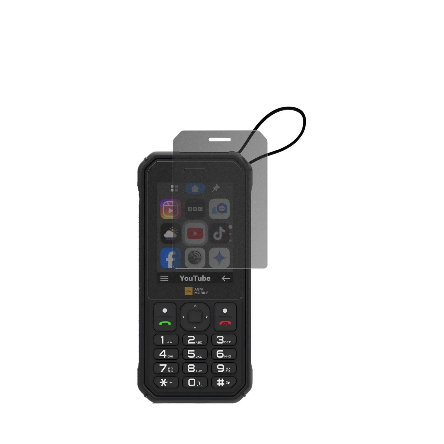 Blickschutzfolie für AGM M11 matt Schutzfolie Priv (2)