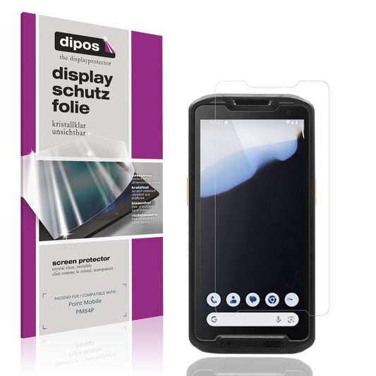4x Schutzfolie klar für Point Mobile PM84P Display (1)
