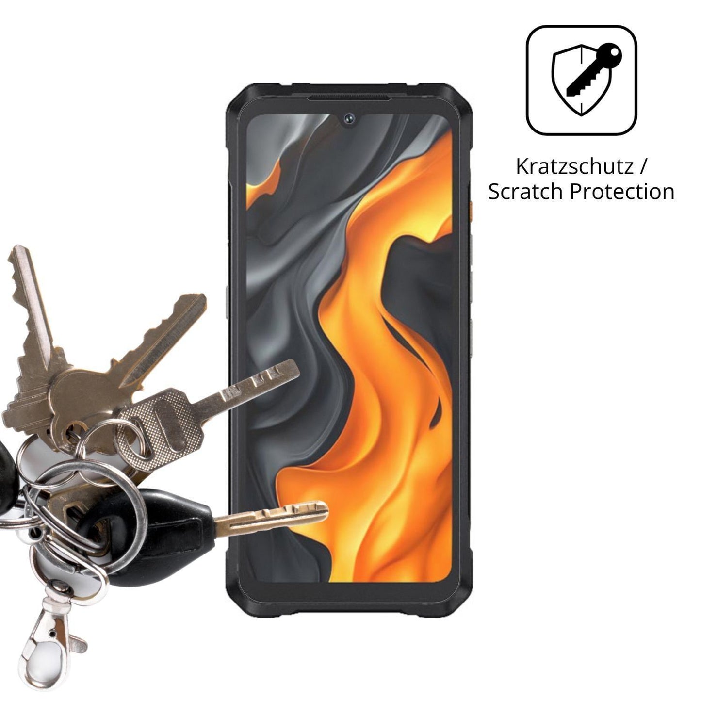 4x Schutzfolie matt für Cubot KingKong Power 5 Dis (4)