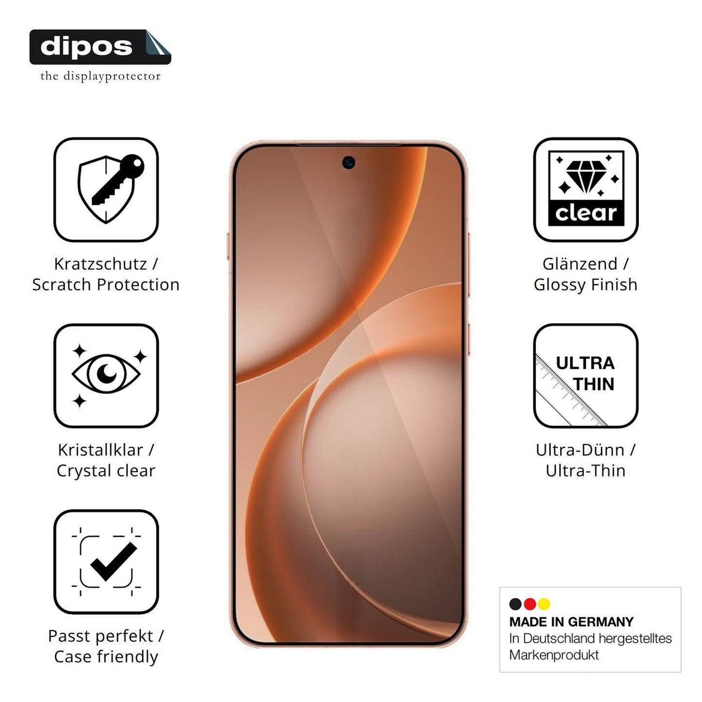 4x Schutzfolie klar für Oppo Find X9s Display-Schu (7)