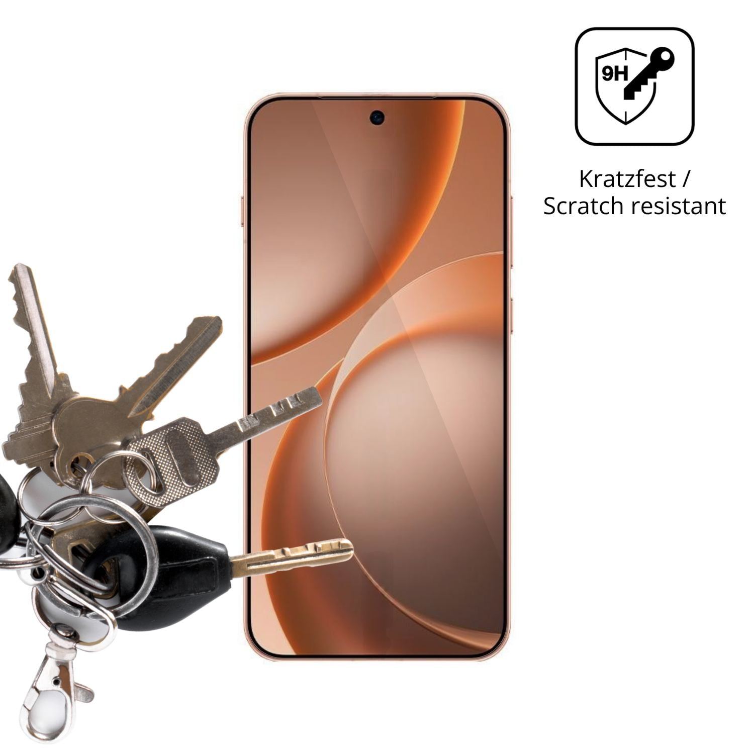 2x 9H Schutzfolie für Oppo Find X9s Panzerfolie (3)