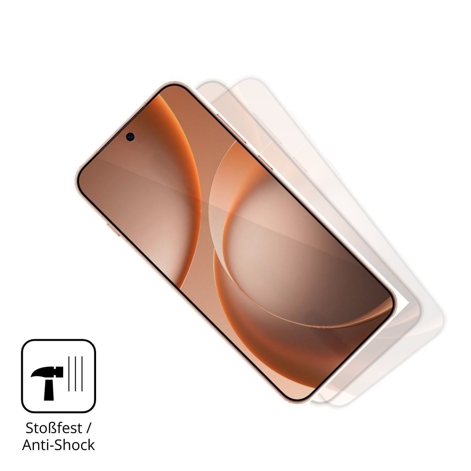 2x 9H Schutzfolie für Oppo Find X9s Panzerfolie (4)