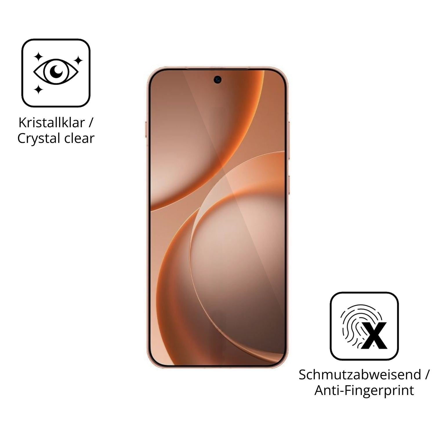 2x 9H Schutzfolie für Oppo Find X9s Panzerfolie (5)