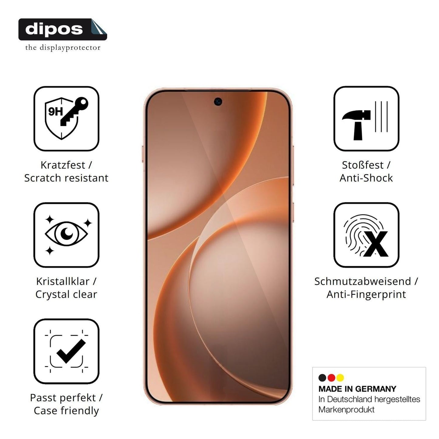 2x 9H Schutzfolie für Oppo Find X9s Panzerfolie (7)