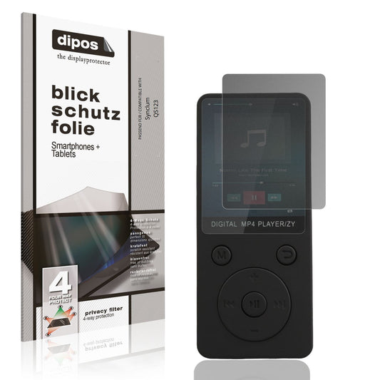 Blickschutzfolie für Synclum QS123 matt Schutzfoli (1)