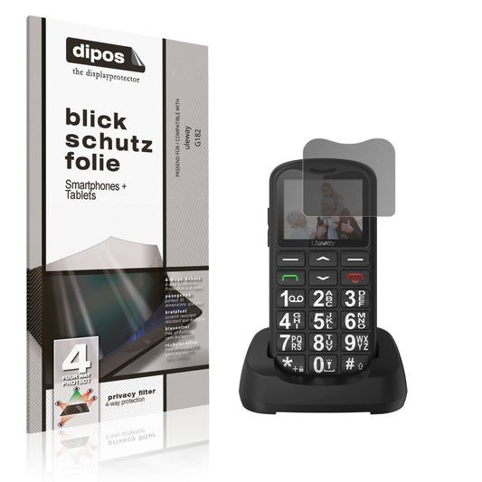 Blickschutzfolie für uleway G182 matt Schutzfolie  (1)