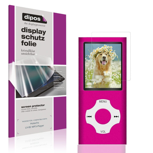 4x Schutzfolie klar für Hotechs LX-B2 MP3-Player D (1)