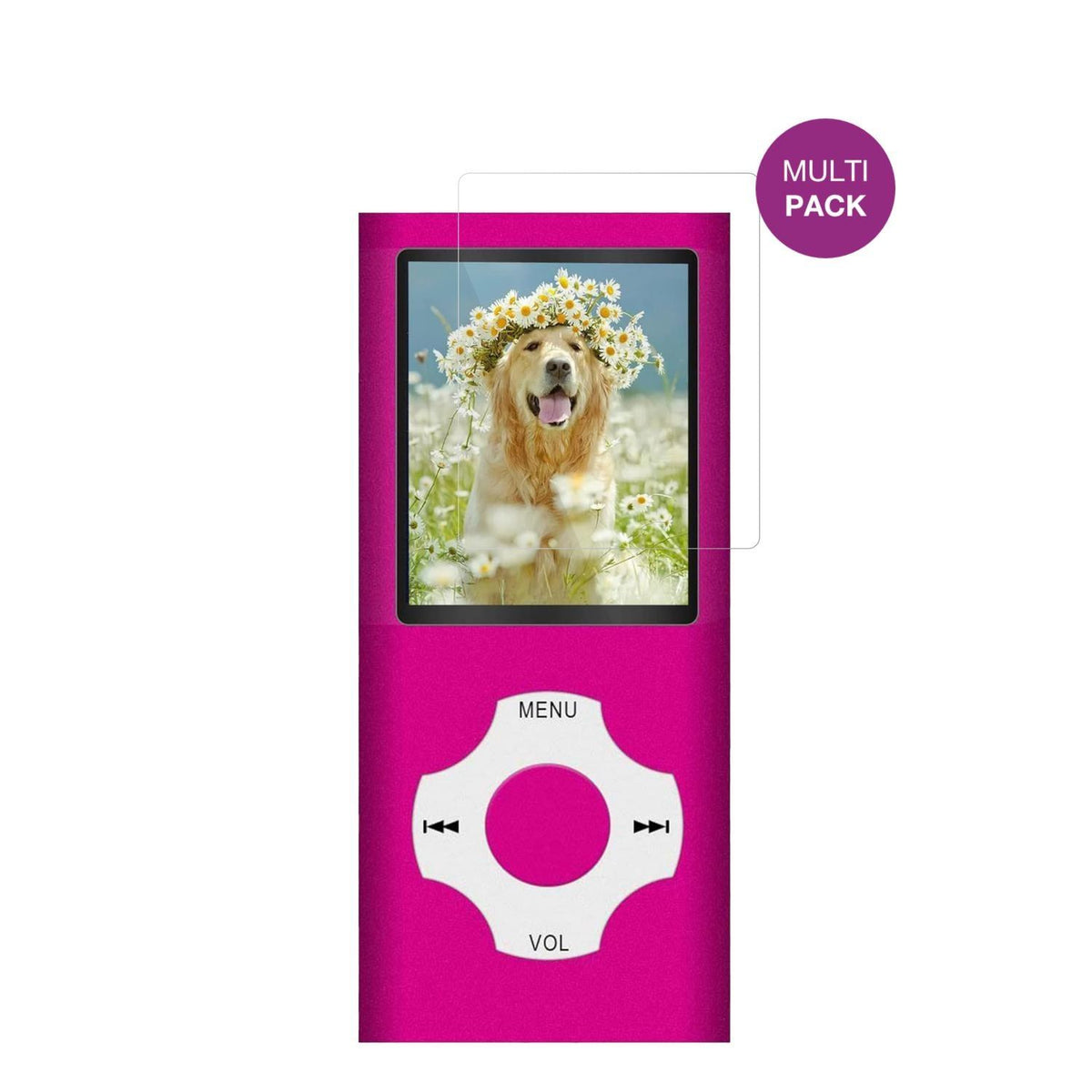 4x Schutzfolie klar für Hotechs LX-B2 MP3-Player D (2)