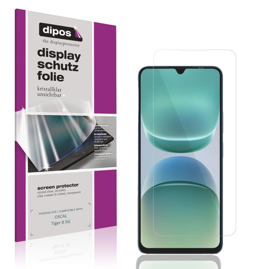 4x Schutzfolie klar für OSCAL Tiger 8 5G Display-S (1)