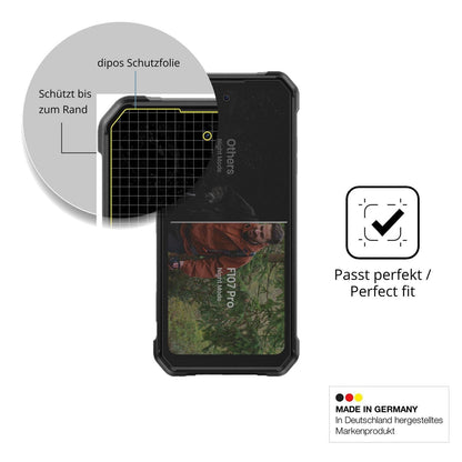 Blickschutzfolie für FOSSiBOT F107 Pro matt Schutz (4)